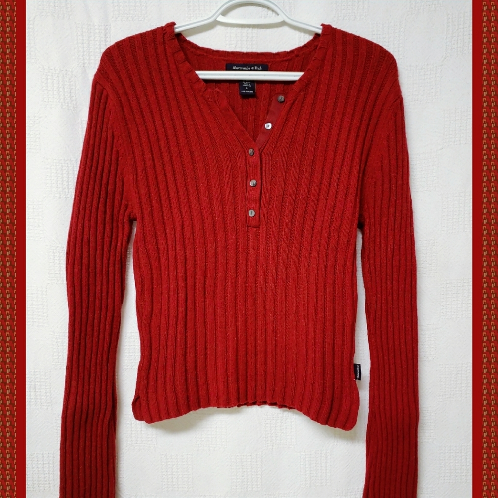 A&F Red Sweater